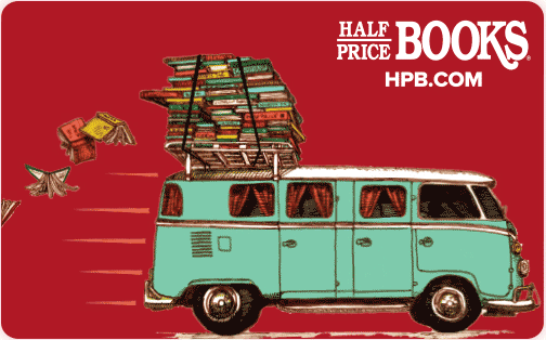 HALF PRICE BOOKS Books Pages Forming a Heart 2010 Gift Card ( $0 )